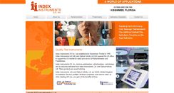 Desktop Screenshot of indexinstrumentsus.com
