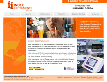 Tablet Screenshot of indexinstrumentsus.com